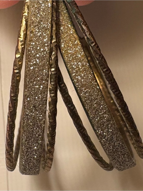 Accessories - Gold Glitter Earrings Set - Sparkling Women’s Hair Accessories